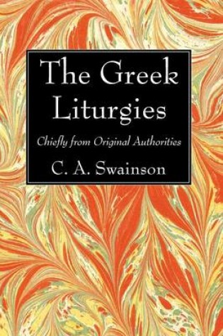 Cover of The Greek Liturgies