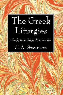 Book cover for The Greek Liturgies