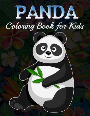 Book cover for Panda coloring book for kids