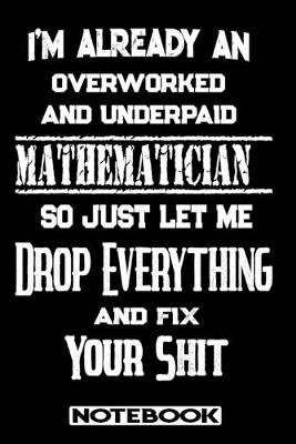 Book cover for I'm Already An Overworked And Underpaid Mathematician. So Just Let Me Drop Everything And Fix Your Shit!