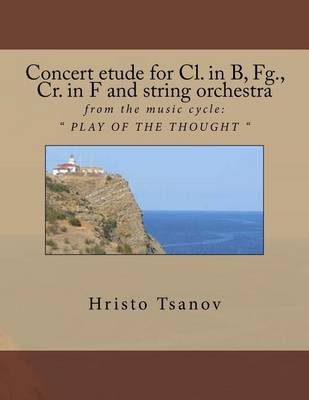 Book cover for Concert etude for Cl. in B, Fg., Cr. in F and string orchestra