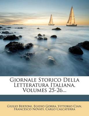 Book cover for Giornale Storico Della Letteratura Italiana, Volumes 25-26...