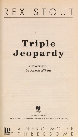 Cover of Triple Jeopardy