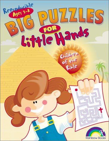 Book cover for Big Puzzles for Little Hands Preschoolers