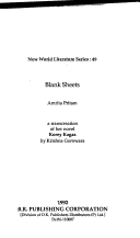 Cover of Blank Sheets (A Novel)