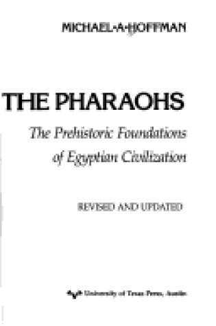 Cover of Eygpt before the Pharaohs