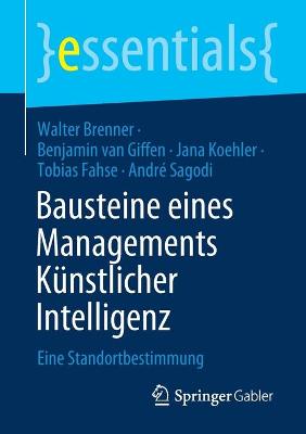 Book cover for Bausteine eines Managements Künstlicher Intelligenz