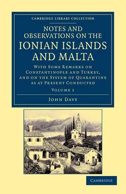 Cover of Notes and Observations on the Ionian Islands and Malta