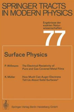 Cover of Surface Physics