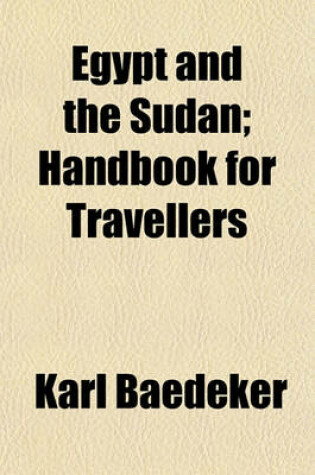 Cover of Egypt and the Sudan; Handbook for Travellers