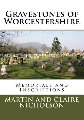 Book cover for Gravestones of Worcestershire