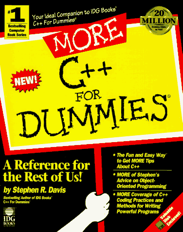 Book cover for More C++ For Dummies