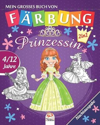 Book cover for Mein grosses buch von Färbung - Prinzessin - Nachtausgabe