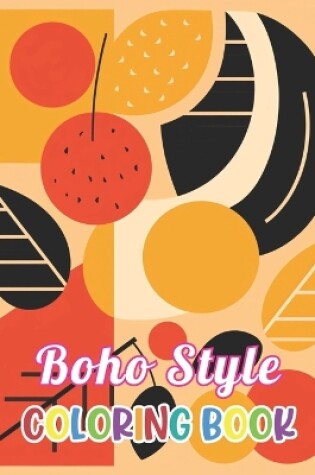 Cover of Boho Style Coloring Book