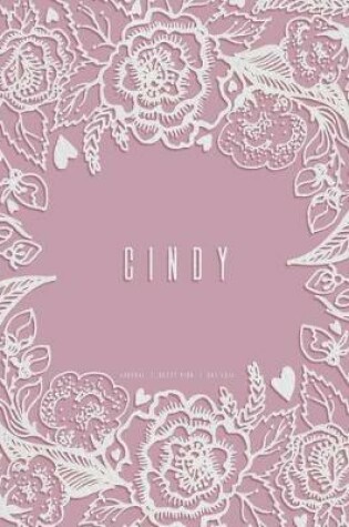 Cover of Cindy. Dusty Pink Dot Grid Journal