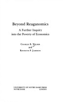 Book cover for Beyond Reaganomics