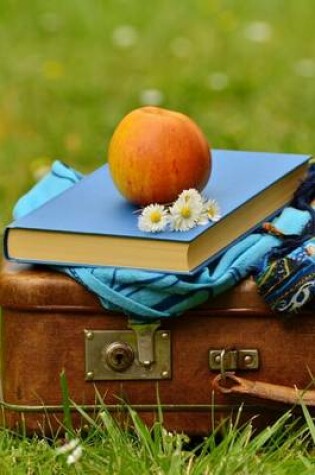 Cover of Website Password Organizer Antique Luggage, a Book, and an Apple