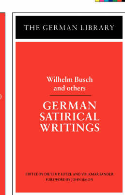 Cover of German Satirical Writings: Wilhelm Busch and others