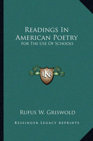 Cover of Readings in American Poetry