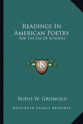 Book cover for Readings in American Poetry