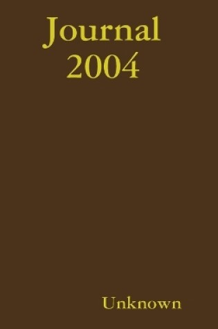 Cover of Journal 2004