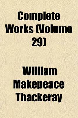 Book cover for Complete Works (Volume 29)