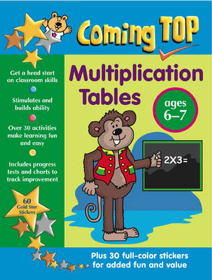 Book cover for Coming Top: Times Table 6-7