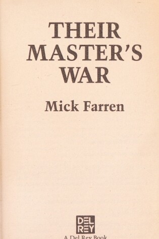 Cover of Their Master's War