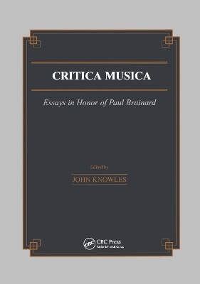 Cover of Critica Musica