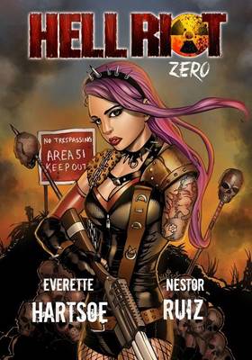 Book cover for Everette Hartsoe's HELL RIOT zero comic