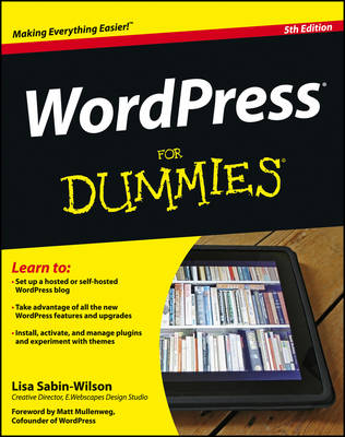 Book cover for WordPress For Dummies