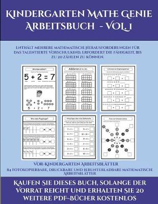 Book cover for Vor-Kindergarten Arbeitsblätter (Kindergarten Mathe Genie Arbeitsbuch - VOL. 1)