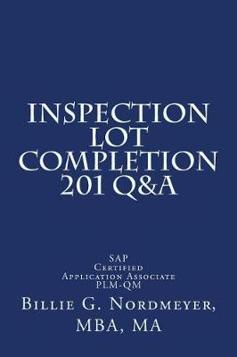 Book cover for Inspection Lot Completion 201 Q&A