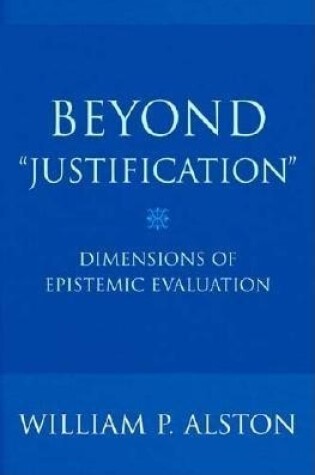 Cover of Beyond "Justification"