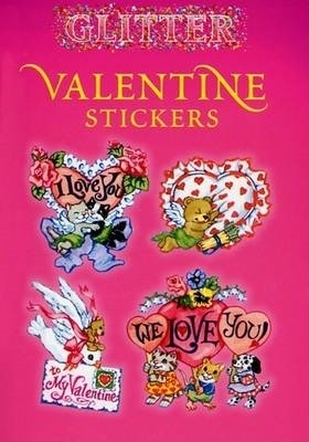 Book cover for Glitter Valentine Stickers