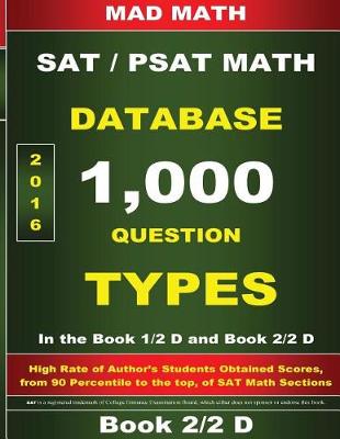 Book cover for Book 2-2 D Redesigned SAT Math Database