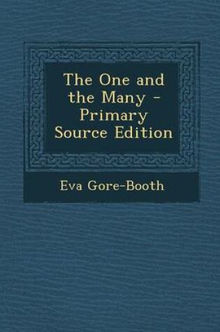 Cover of The One and the Many - Primary Source Edition