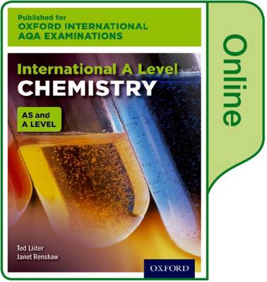 Book cover for Oxford International AQA Examinations: International A Level Chemistry: Online Textbook