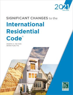Book cover for Significant Changes to the International Residential Code, 2021