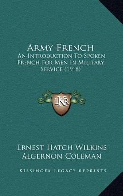 Book cover for Army French