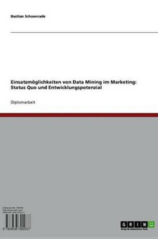 Cover of Einsatzmoglichkeiten Von Data Mining Im Marketing