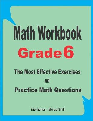 Book cover for Math Workbook Grade 6