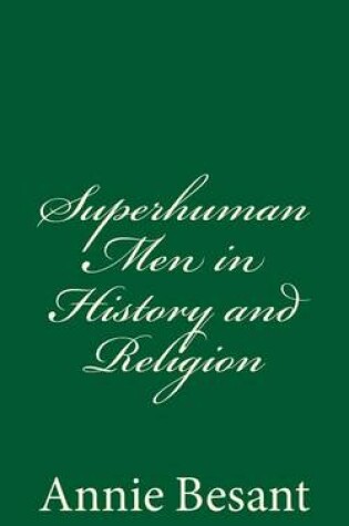 Cover of Superhuman Men in History and Religion