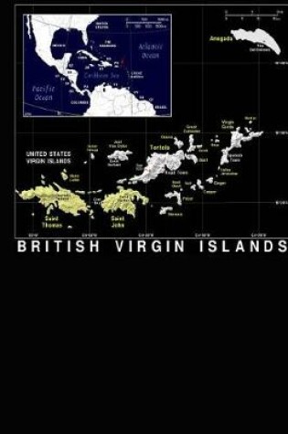 Cover of Modern Day Color Map of the British Virgin Islands Journal