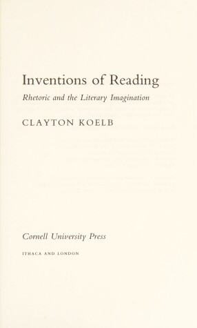 Book cover for Inventions of Reading