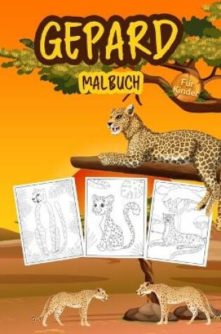 Cover of Gepard Malbuch für Kinder