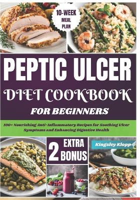 Book cover for Peptic Ulcer Diet Cookbook for Beginners