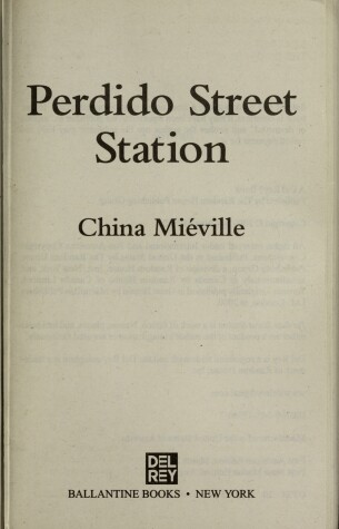 Book cover for Perdido Street Station