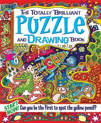 Book cover for The Totally Brilliant Puzzle and Drawing Book