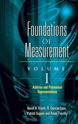 Cover of Foundations of Measurement Volume I